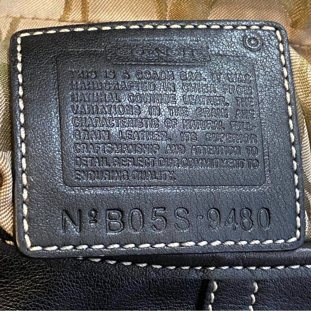 Vintage Coach Soho Buckle Flap Leather Shoulder & Crossbody Bag Style No. 9480 - Picture 3 of 16